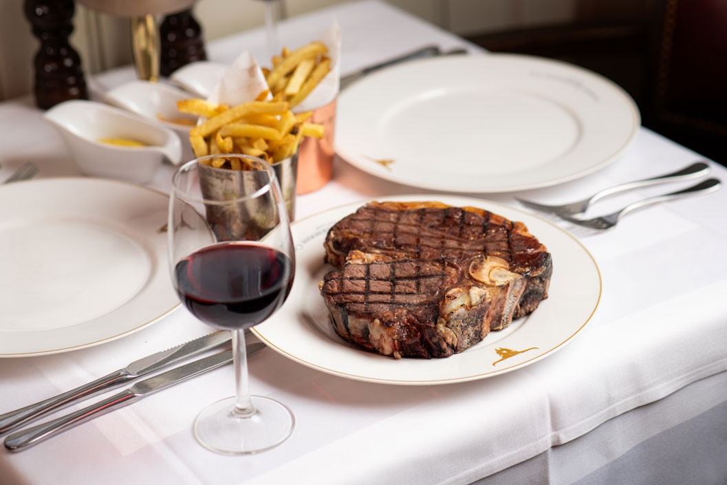 24oz Porterhouse Steak to Share with Unlimited Chips and a Cocktail for Two at London Steakhouse Co