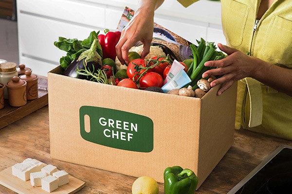 Green Chef Four Week Meal Kit with Three Meals for Two People