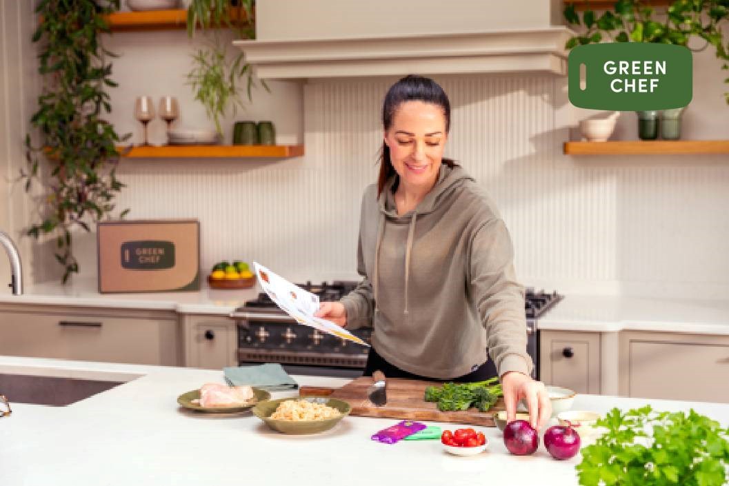 Green Chef Four Week Meal Kit with Four Meals for Two People