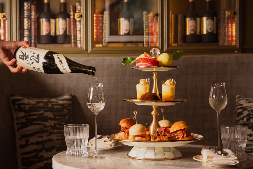 Japanese Tapas Style Afternoon Tea for Two at La Bibliotheque