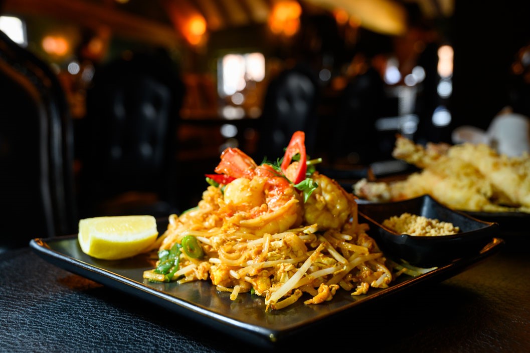 Twelve Plate Thai Signature Lunch with Champagne for Two at Crazy Bear