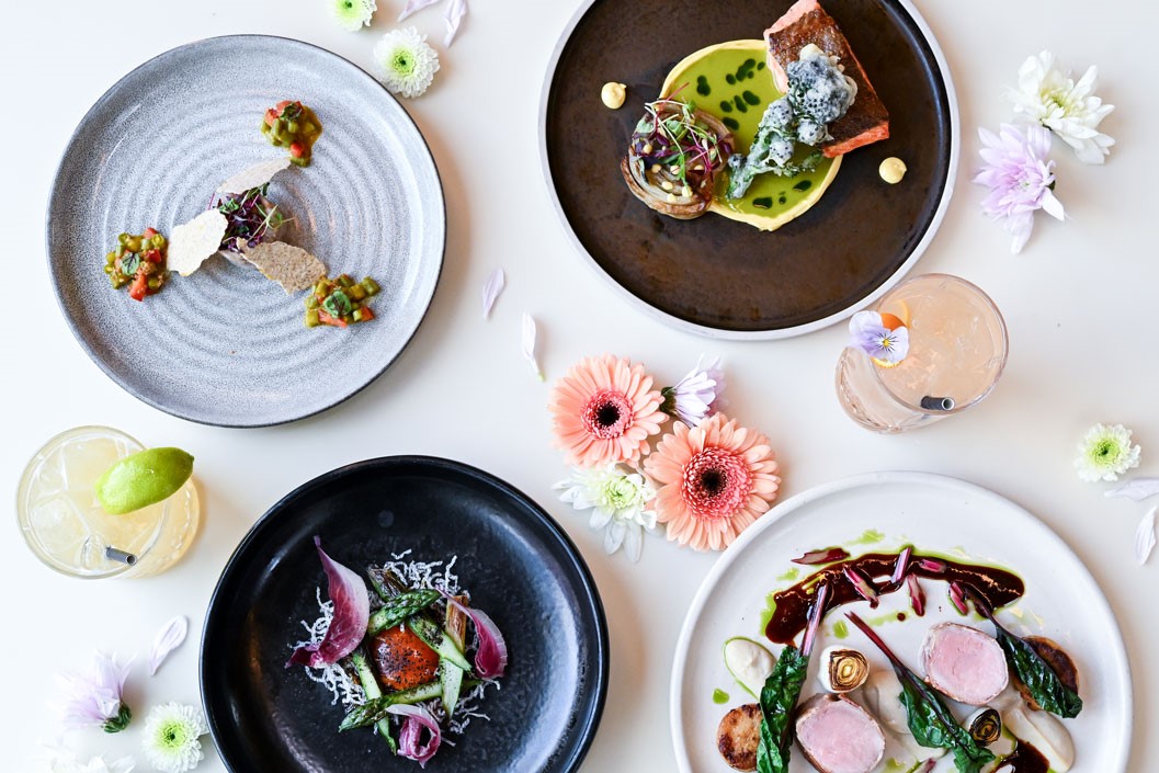 Three Course Seasonal Meal with a Drink for Two at Harvey Nichols