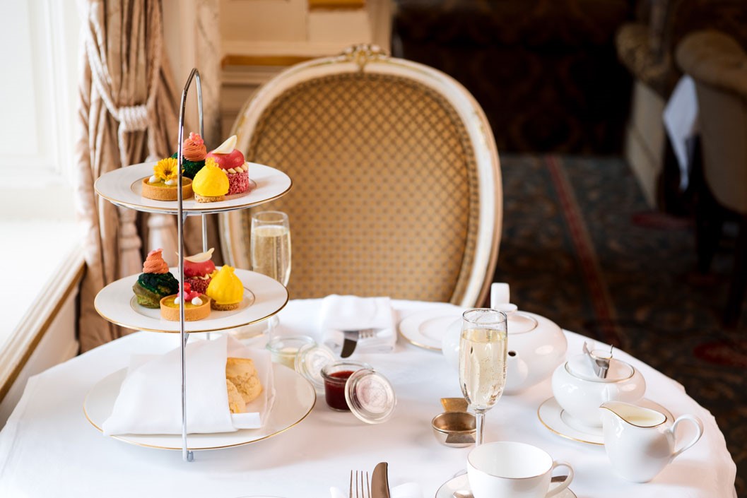 Afternoon Tea with a Glass of Champagne for Two at 5-Star Luton Hoo Hotel