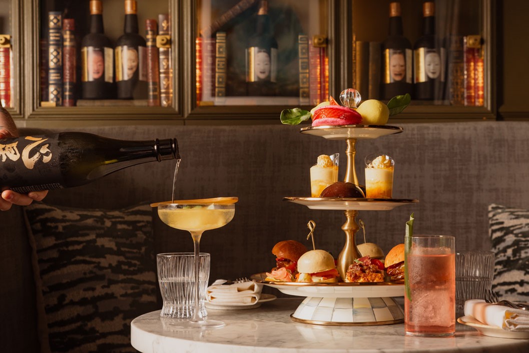 World Gin Journey for Two with Tapas Style Afternoon Tea at La Bibliothèque