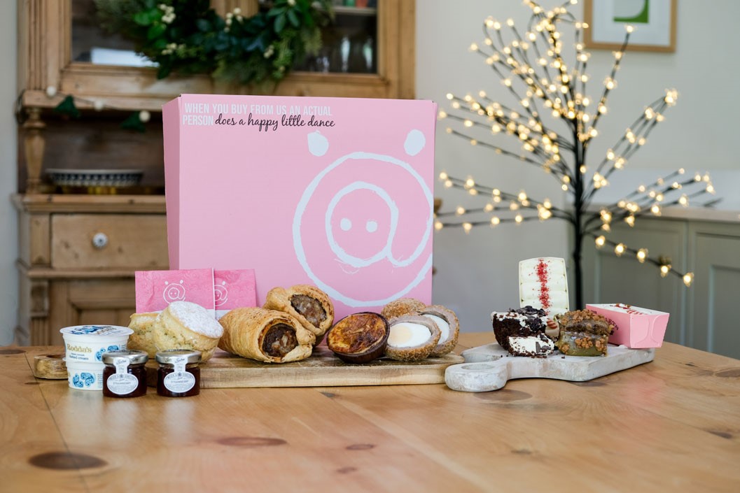 Festive Afternoon Tea at Home for Two with Piglet's Pantry