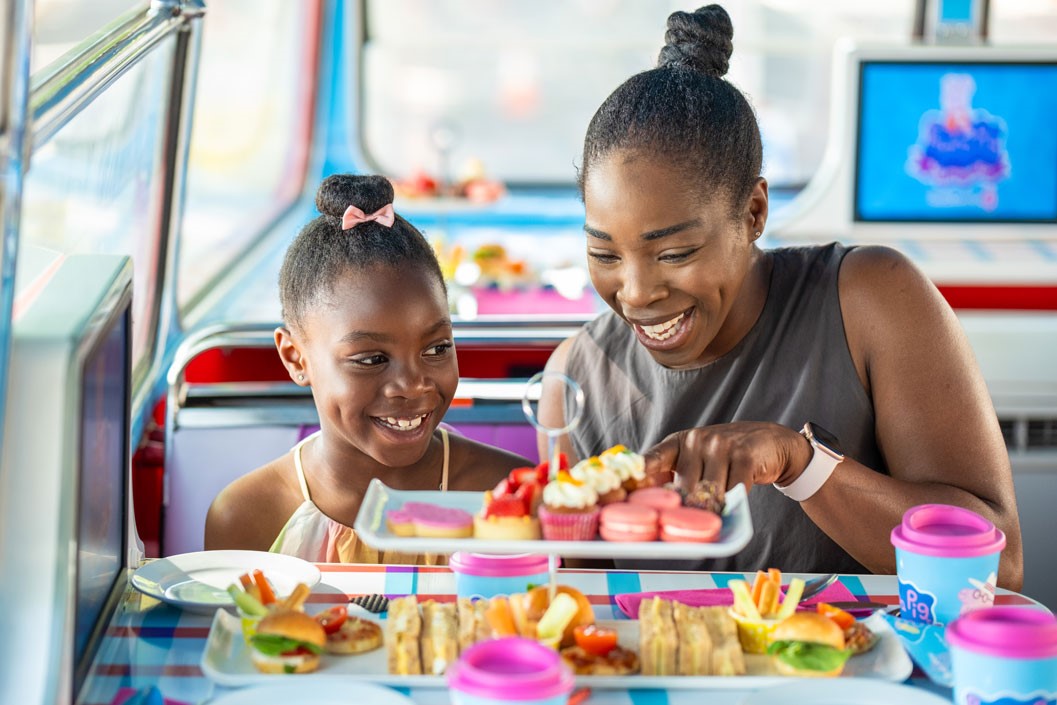 Peppa Pig Afternoon Tea with Bus Tour for One Child and Two Adults at Brigit's Bakery