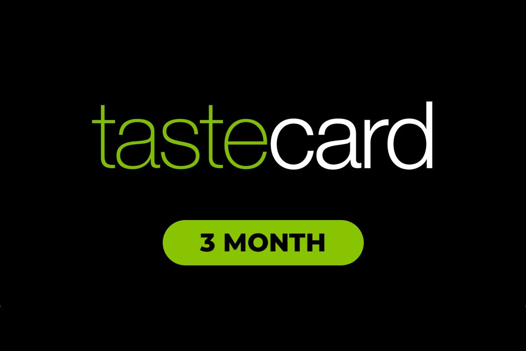 Three Month Subscription to tastecard