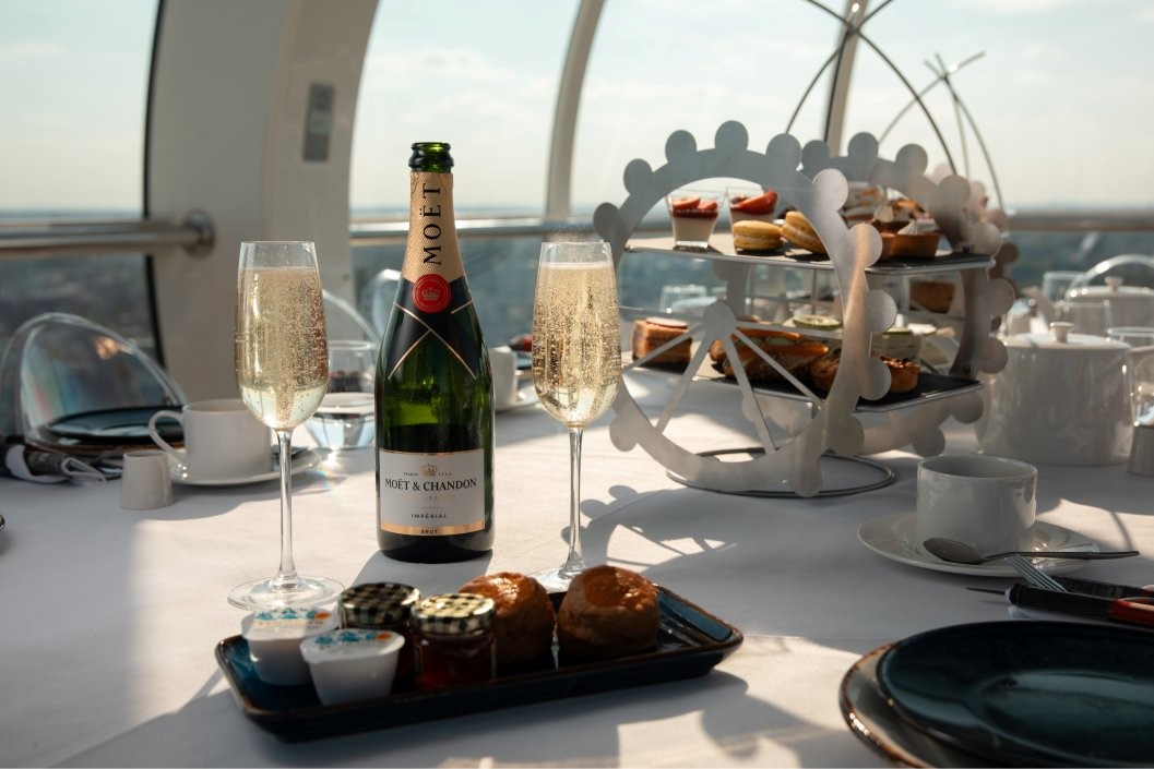 Afternoon Tea for Two Onboard The Lastminute. com London Eye
