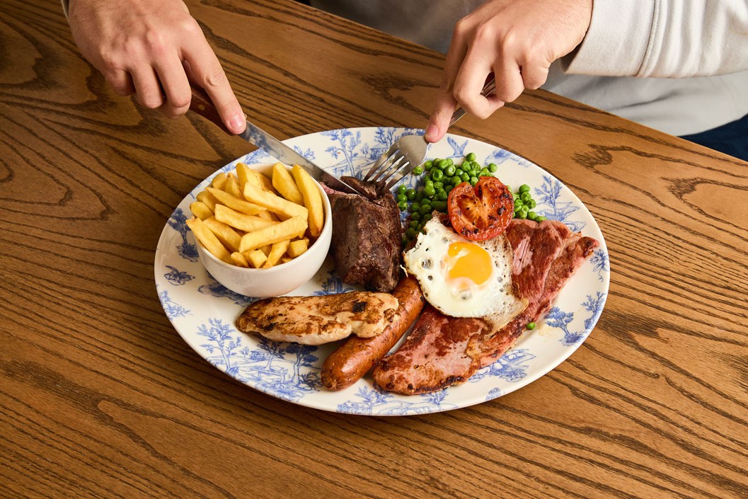 Traditional Three Course Meal for Two at a British Pub