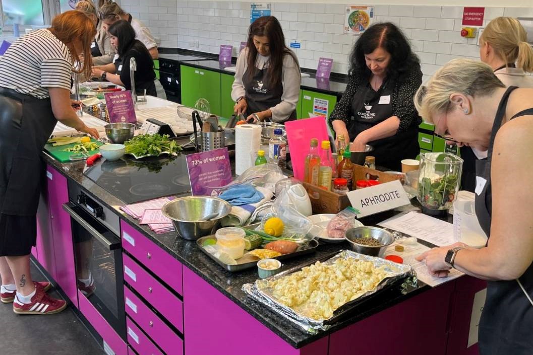 Menopause Cookery Class for Two at The Cooking Academy