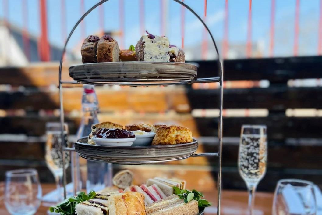 Cream Afternoon Tea For Two With A Glass Of Fizz At The Mill Bar & Grill