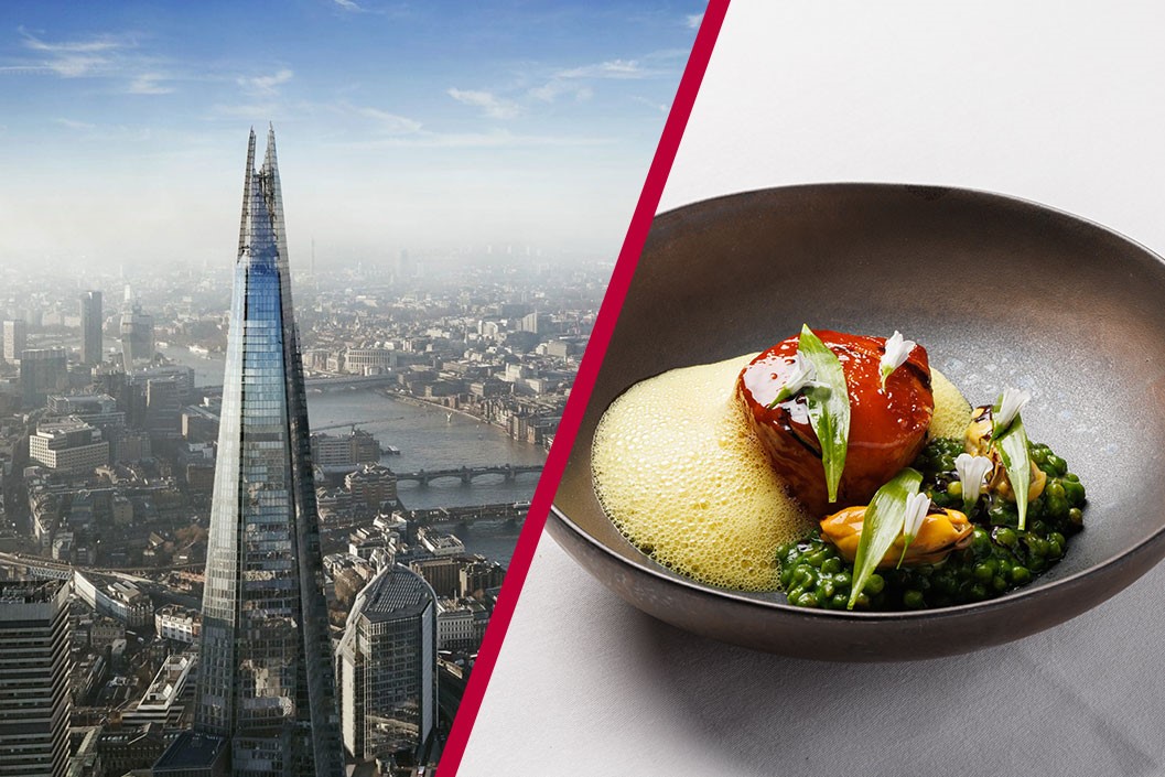 The View from The Shard and MICHELIN Starred Dining with Bubbles for Two at Galvin La Chapelle