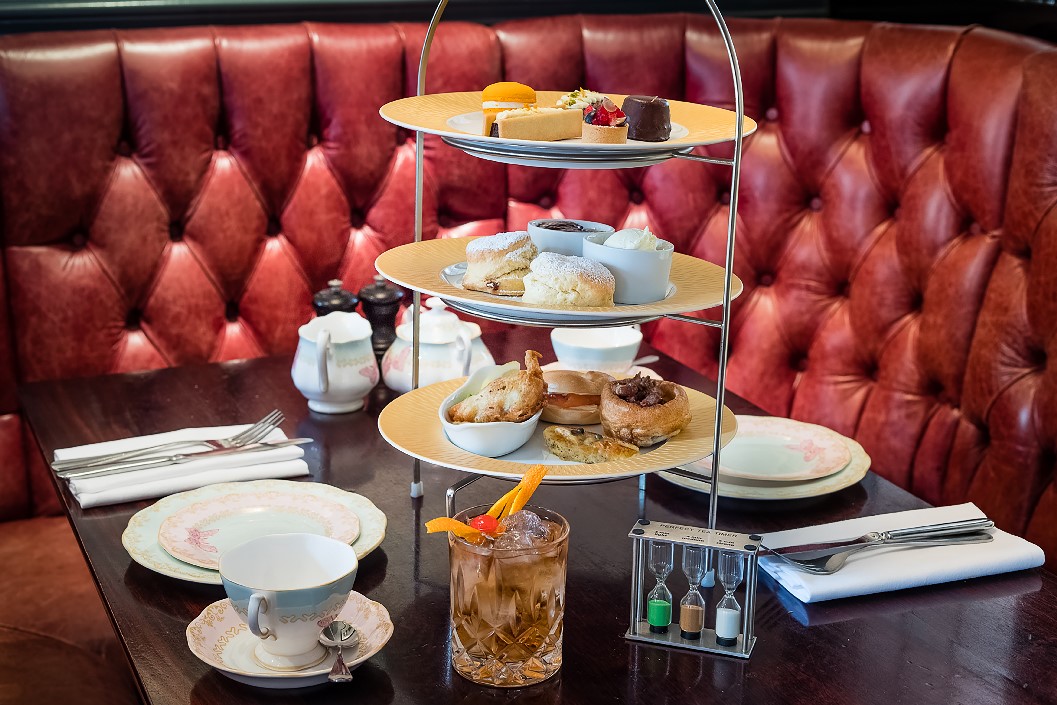 Image of Gentleman's Champagne Afternoon Tea for Two at Reform Social & Grill