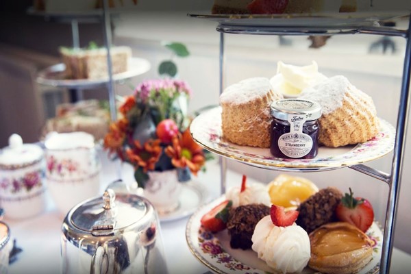 Cream/Salmon Afternoon Tea For Two In Coghlans At Barningham