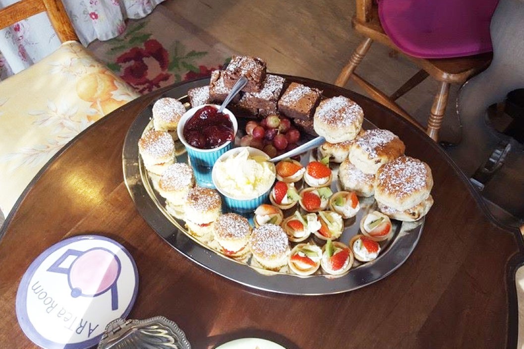 Cream Afternoon Tea For Two At Artea Room