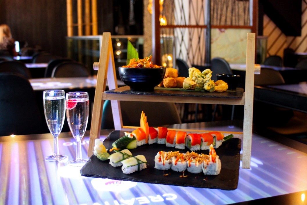 Sushi and Asian Tapas Afternoon Tea for Two at Inamo