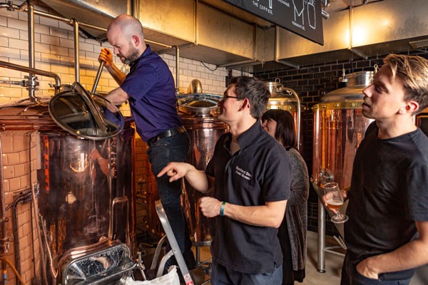 Brewery Experience Day for Two with Lunch at Brewhouse and Kitchen