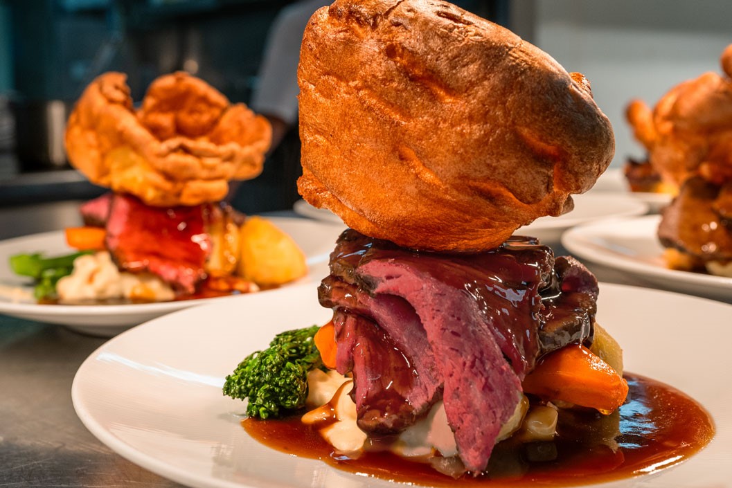 Three Course Sunday Lunch with a Glass of Wine for Two at The Lowry Hotel