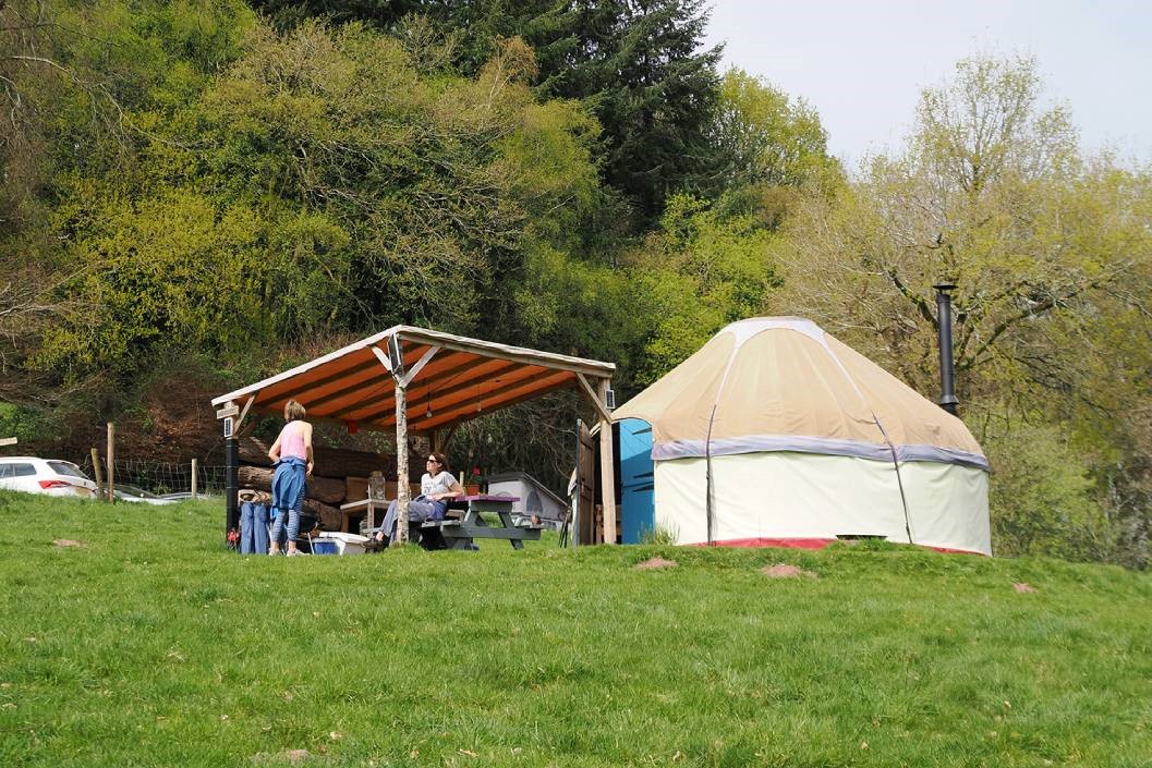 Two Night Cosy Yurt Stay for Two at an Eco Retreat with Forest Bathing and Sauna