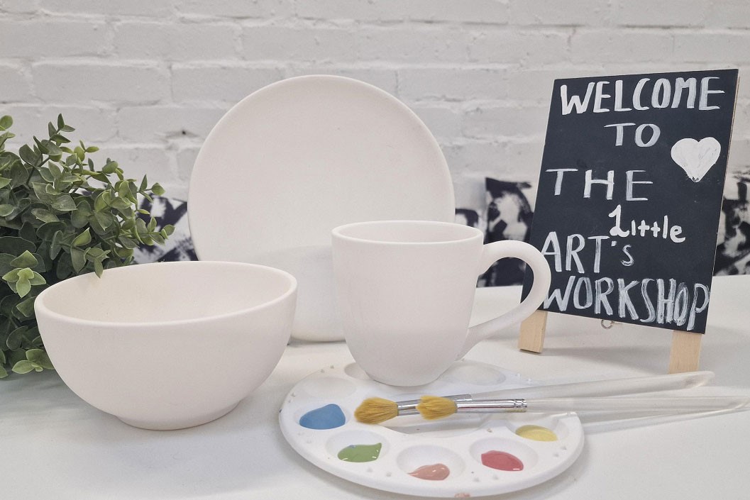 Pottery Painting Session for Two at The Little Arts Workshop