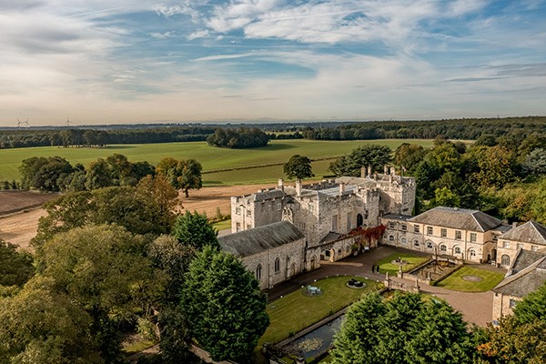 Overnight Castle Escape for Two at Hazlewood Castle