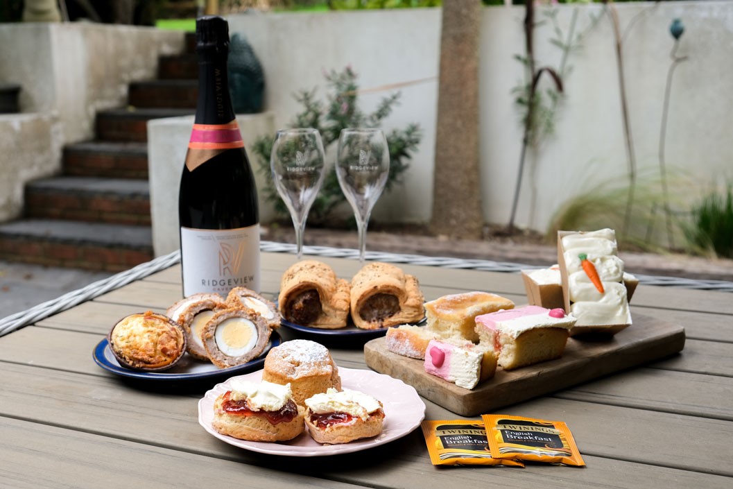 Sparkling Afternoon Tea for Two at Home with Piglet's Pantry