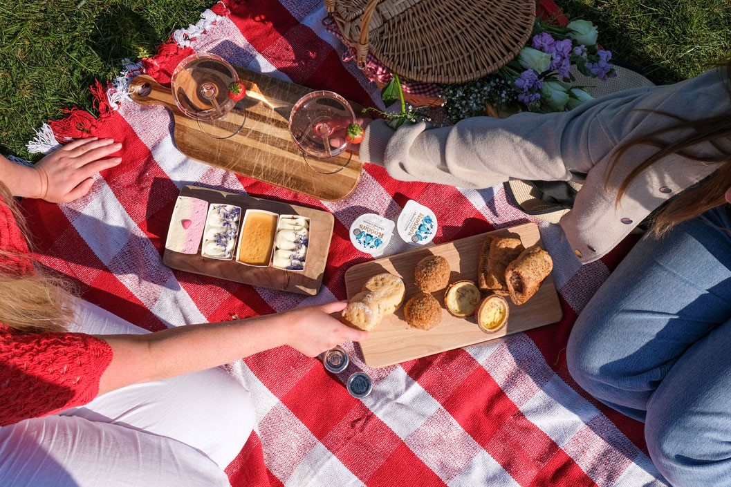 Cream Afternoon Tea For Two At Home With Piglet's Pantry