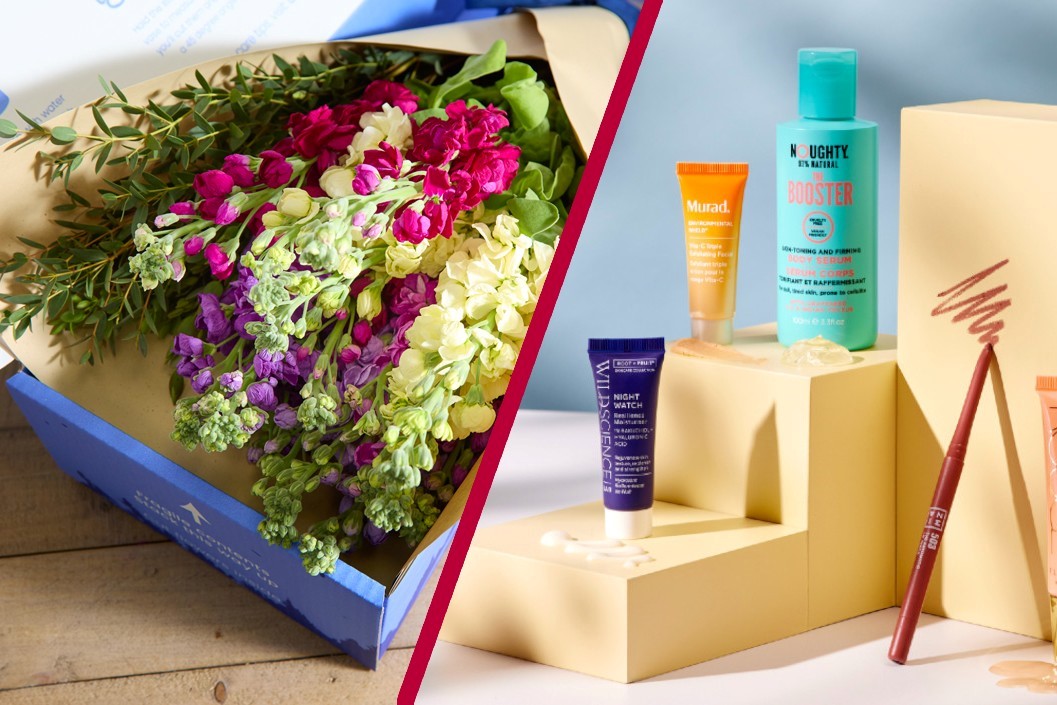 Three Month OK! Beauty Box & Luxury Flower Subscription from Arena Flowers