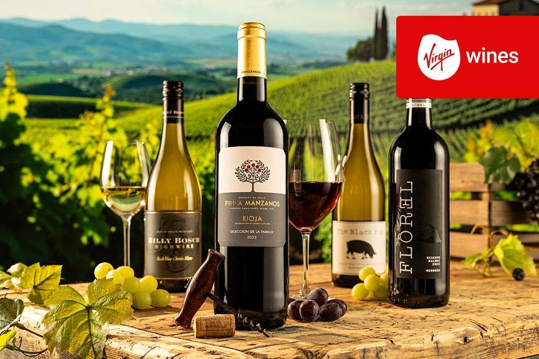 Red/White 6-Month Virgin Wines Cellar Restock Subscription - 12 Bottles Every 3 Months