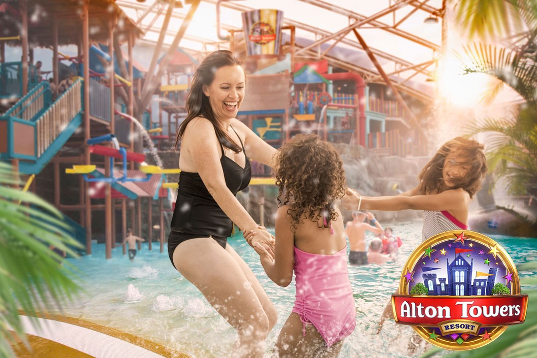 Alton Towers Water Park Entry for Two