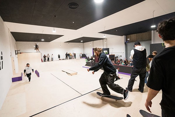 Image of Two Hour Skate Session with Meal for Two at TR7 Indoor Skatepark