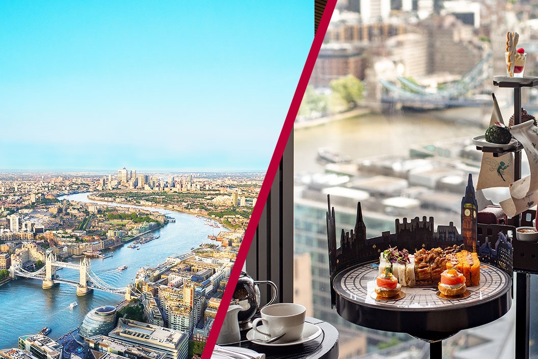 The View from The Shard and Peter Pan Afternoon Tea for Two at Aqua Shard