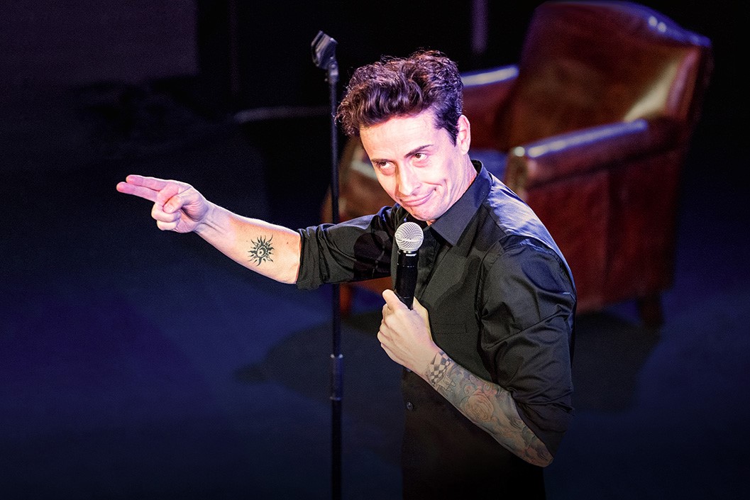 Comedy Night at Comedy Carnival with Flesh and Buns Three Course Dinner and Drinks for Two
