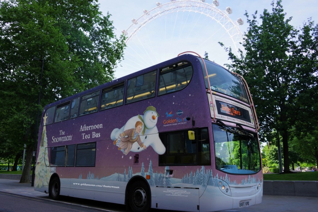 Cream The Snowman Afternoon Tea London Bus Tour For One Adult And One Child - Lower Deck