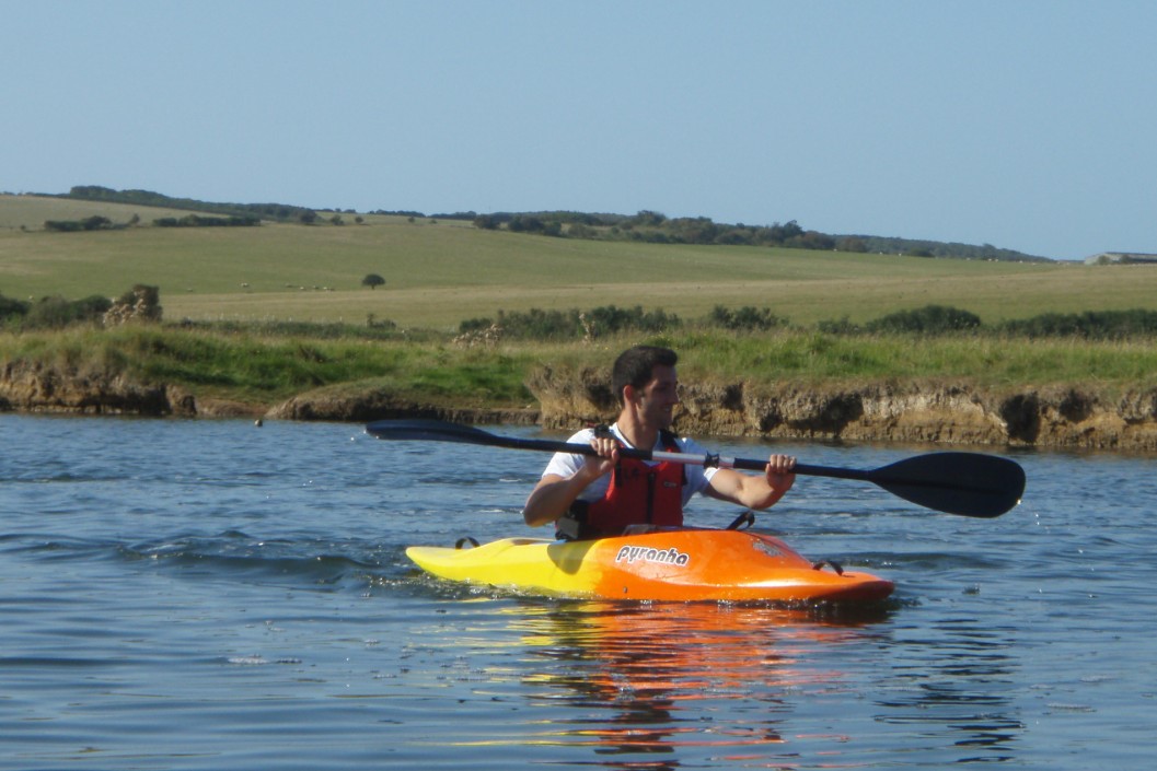 White Guided Kayaking Trip For One At River Cuckmere