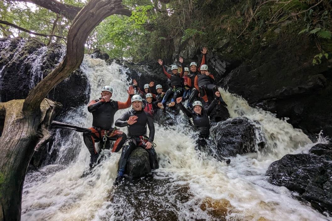 Gorge Scrambling for Two at Galloway Canyoning
