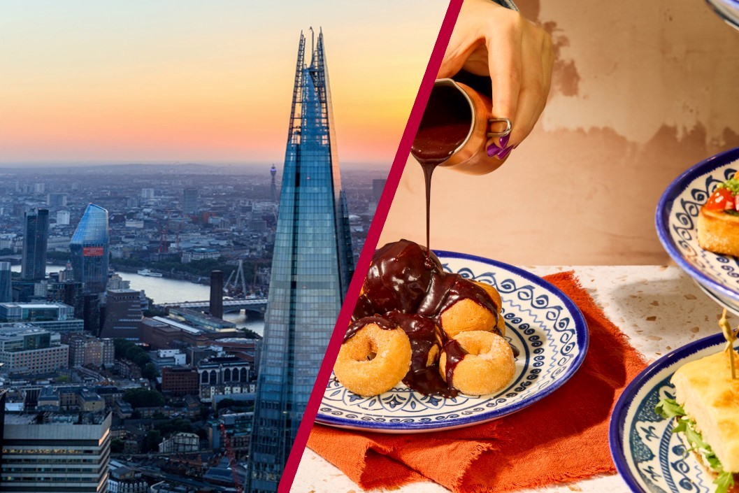The View from The Shard and Afternoon Tea at Prezzo for Two