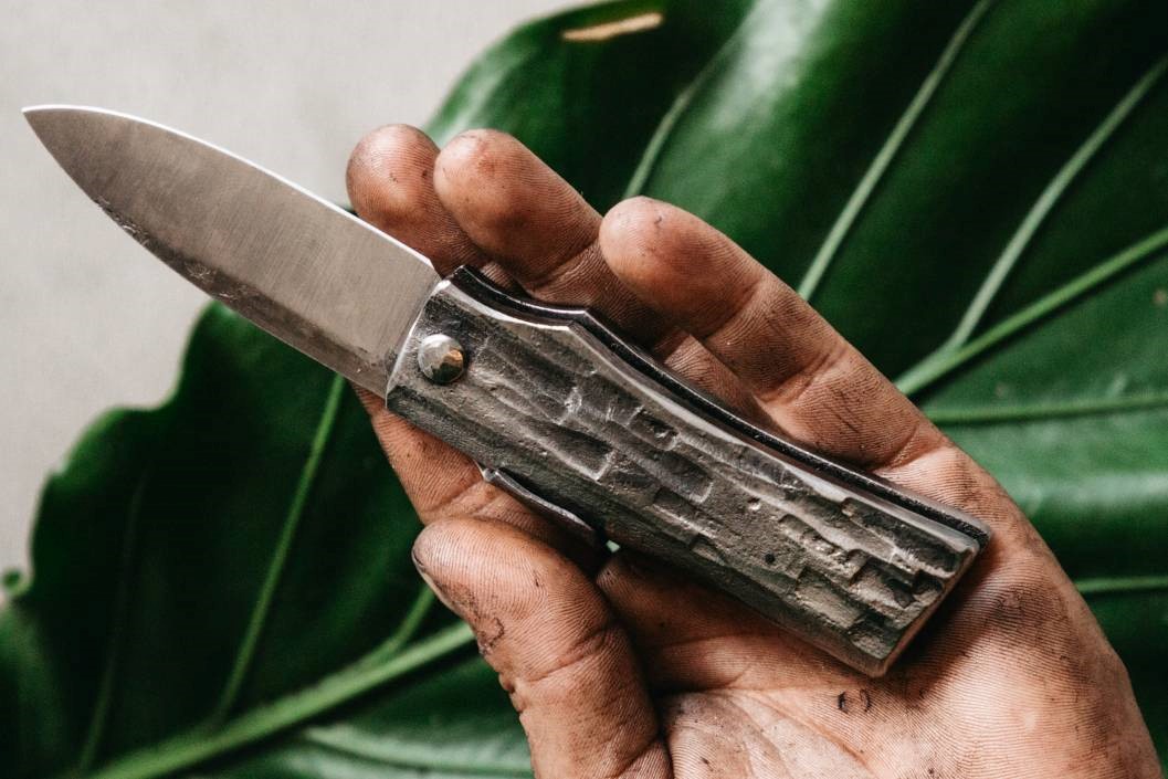 Sheath Knife or Pocket Knife Making Experience for One at Oldfield Forge