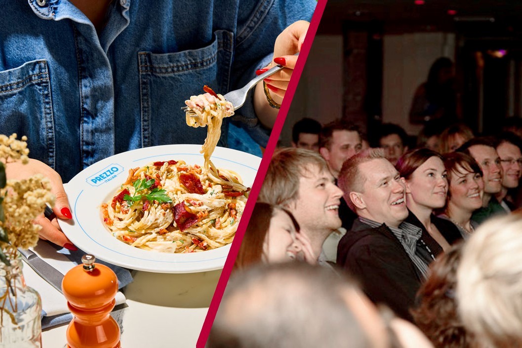 Comedy Night and Two Course Dining at Prezzo for Two