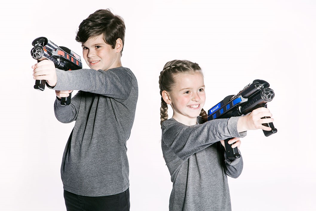Two Adults and Two Children Entry to Laser Tag Experience at Warrington Quasar