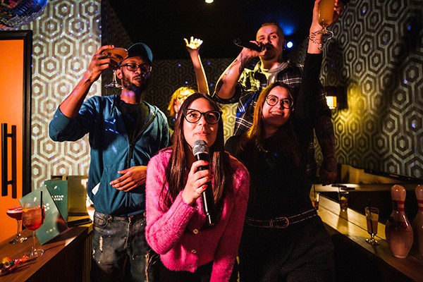 Click to view product details and reviews for All Star Lanes One Hour Karaoke Loaded Nachos And Two Cocktails Each For Two People.