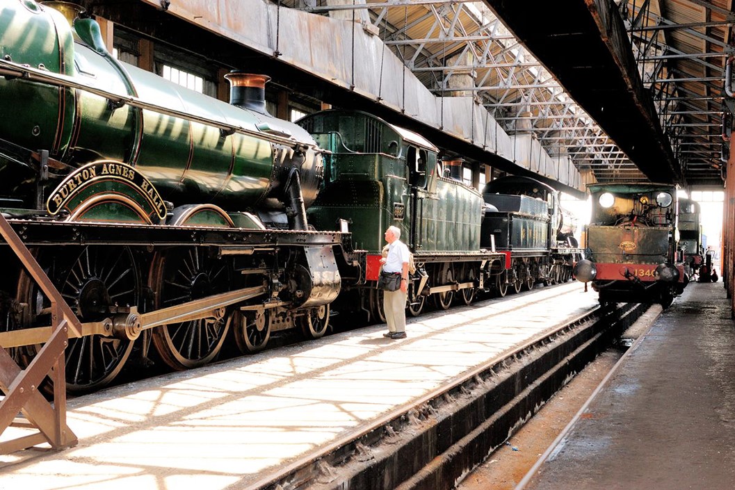Image of Steam Day and Museum Entry with Tea and Cake for Two at Didcot Railway Centre
