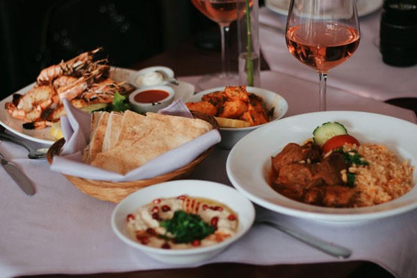 Three Course Meal with a Glass of Wine for Two at Palmyra, Kew Gardens