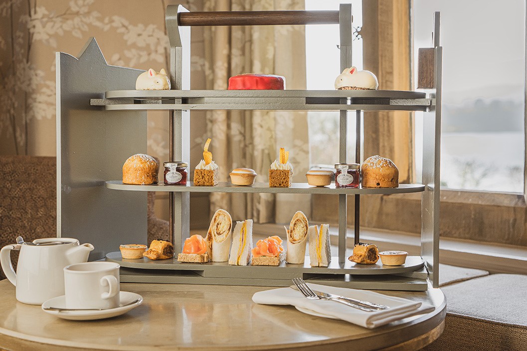 Salmon/Cream/Red Traditional Afternoon Tea For Two At Cragwood Country House Hotel