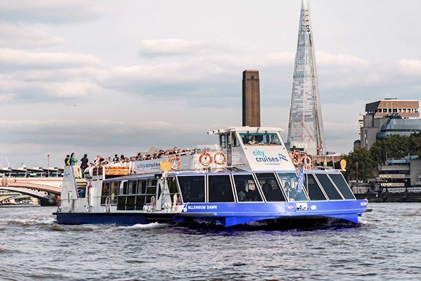 Two Course Lunch Cruise on the Thames for Two - Week Round