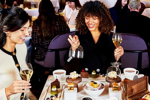 Cream Champagne Afternoon Tea For Two At The Georgian, Harrods