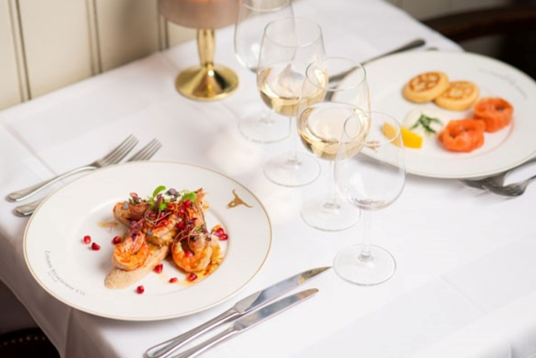 White Two Courses And Wine Flight For Two At Marco Pierre London Steakhouse Co.