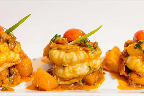 Three Course Meal with Glass of Wine for Two at Chutney Ivy