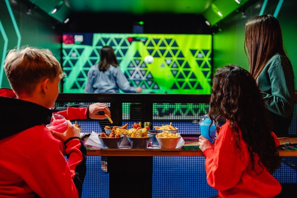 Interactive Football Games Experience with Sharing Platter and Drink for Four at TOCA Social