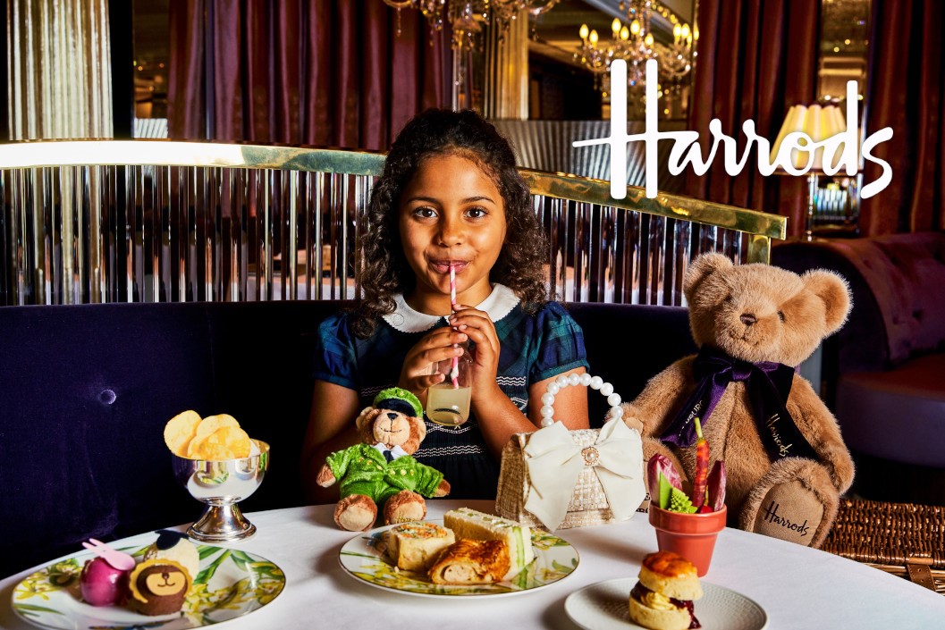 Traditional Afternoon Tea for Two Adults and One Child at The Georgian at Harrods